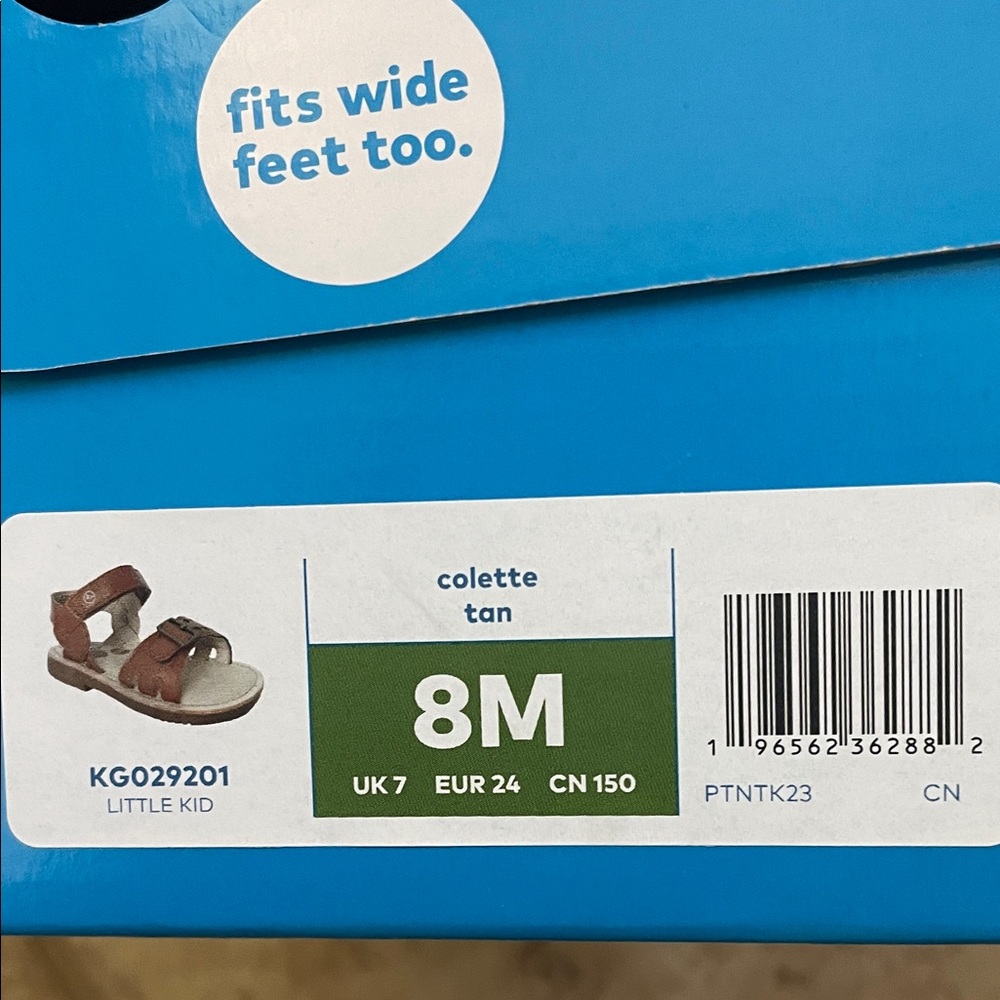 Stride Rite Tan Kids Sandals - Picture 4 of 6